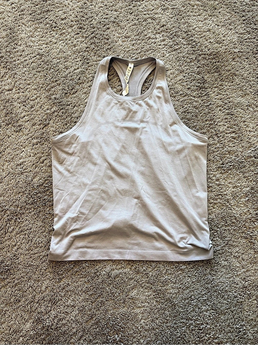 lululemon Swiftly Cropped Tech Racerback Tank Top 2.0 Light Purple Size 16